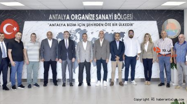 KKTC heyeti Antalya OSB'de incelemelerde bulundu