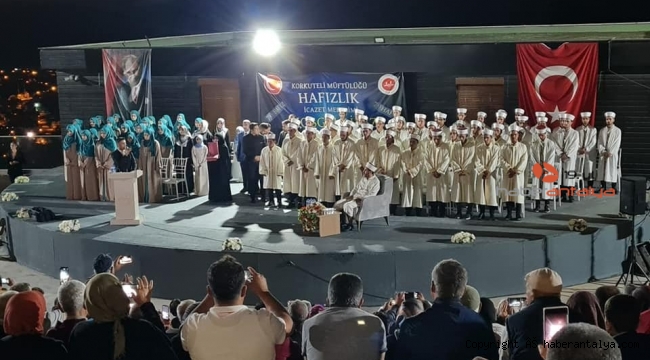 Korkuteli'de 79 hafız için Hafızlık İcazet Merasim yapıldı