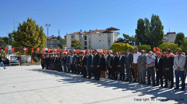 Korkuteli'nde 30 Ağustos Zafer Bayramı törenle kutlandı