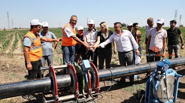 Kovanlık'ta sulanmayan arazi kalmayacak