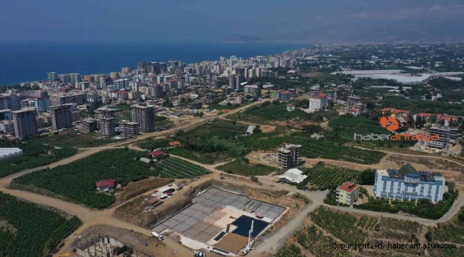 Mahmutlar Kültür Merkezi inşaatında ilk beton döküldü