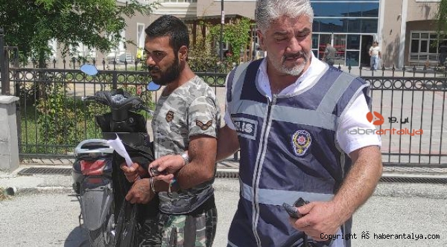 Motosiklet hırsızı tutuklandı