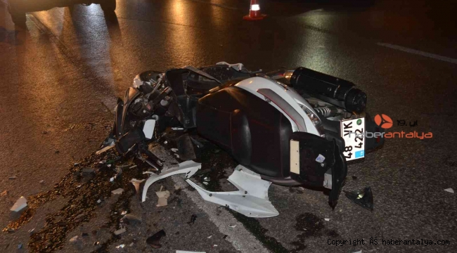 Motosiklet kazası ağır sonuçlandı