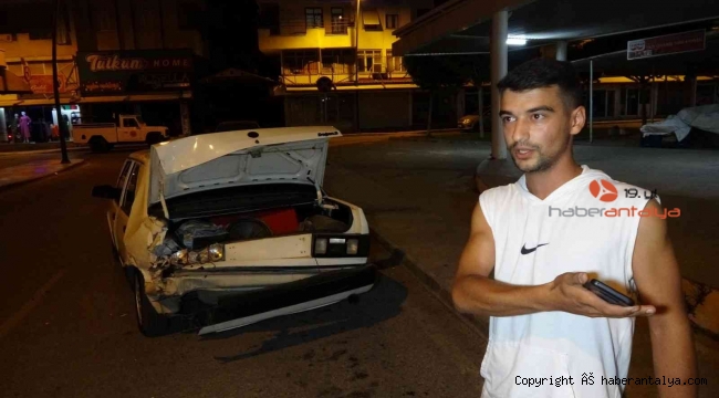 Park halindeki araca çarpıp kaçtı, düşen plakasıyla yakalı ele verdi