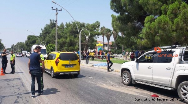 Serik'i yasa boğan trafik kazası