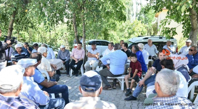 Tütüncü, Kepezli hemşehrileriyle Korkuteli'de bir araya geldi