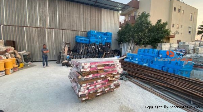 Yangın mağdurlarının şantiyesinde 1 milyon liralık hırsızlık