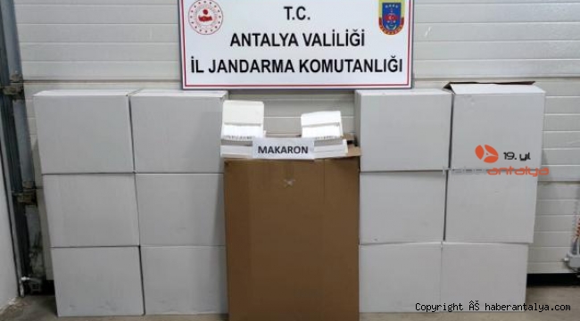 Yolcu otobüsünde 150 bin boş makaron ele geçirildi