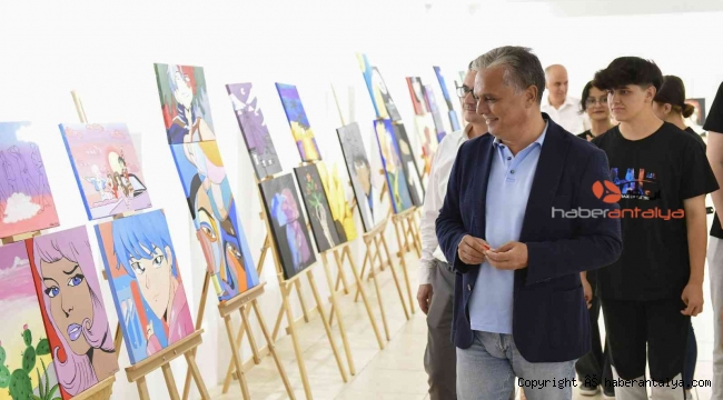 Aksulu minik ellerden Muratpaşa'da sergi