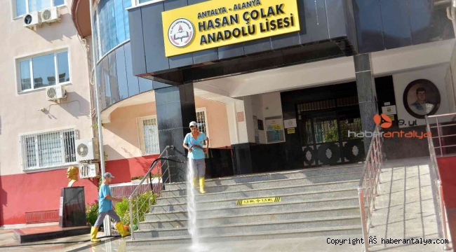 Alanya Belediyesi okulları yeni eğitim öğretim yılına hazırlıyor