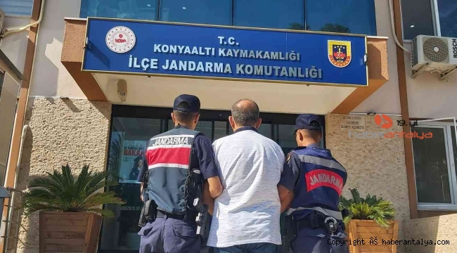 Antalya'da 90 suç kaydı bulunan şüpheli yakalandı