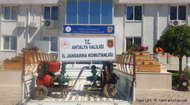 Antalya'da faili meçhul 8 hırsızlık olayı aydınlatıldı; 2 kişi gözaltında
