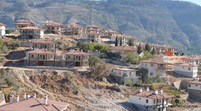 Antalya'da orman yangını sonrası yeni bir köy inşa edildi