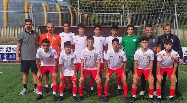 Antalyaspor U14 takımı Avrupa'da adından söz ettirdi