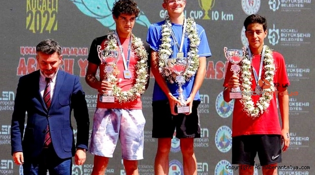 Antalyasporlu yüzücüler Golden Cup 2022'de kürsüde