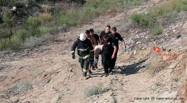 ATV turu yapan turist kadın 50 metreden düştü, eşi arkasından gidince ağaca takılı kaldı