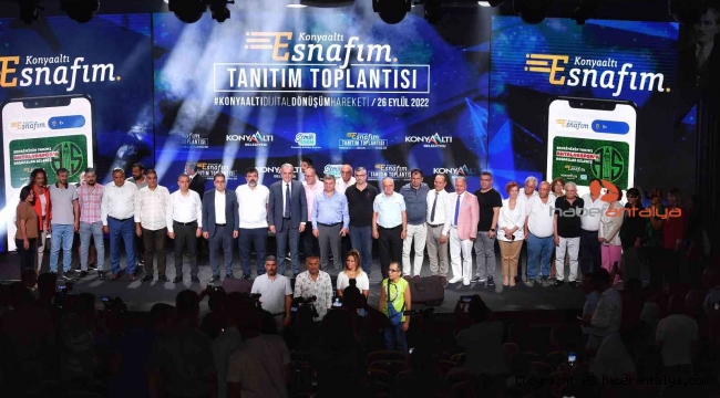 Esnaf dostu, 'Konyaaltı Esnafım' uygulaması hizmete girdi