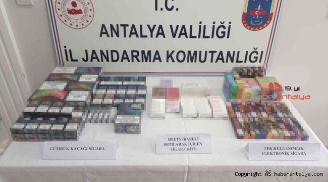Jandarmadan kaçak sigara operasyonu; 44 bin TL'lik ürün ele geçirildi