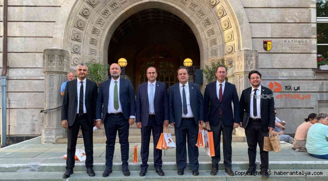 Kardeş şehir Gladbeck'te Alanya temsil edildi