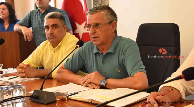 Kemer Belediyesi Eylül ayı meclis toplantısı yapıldı