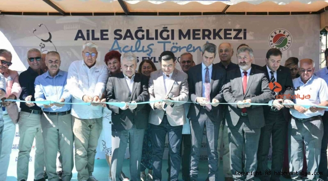 Kepez'e 15. Aile Sağlığı Merkezi
