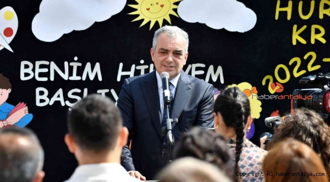 Konyaaltı Belediyesi dördüncü kreşi Hurma'da açtı