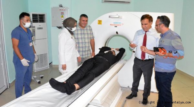 Manavgat DH'ye yeni tomografi cihazı