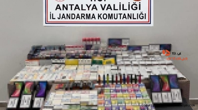 Markette 135 bin TL değerinde kaçak sigara yakalandı !