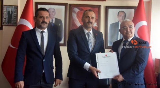 MHP Demre'de nöbet değişimi