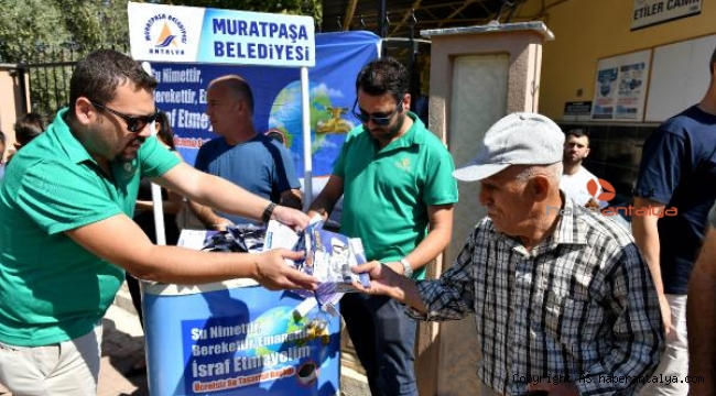Muratpaşa, perlatör dağıtımına devam ediyor