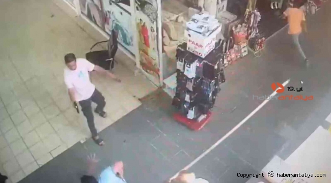 Serik'te işyeri anlaşmazlığı kavgasında silahlar konuştu: 2 yaralı !