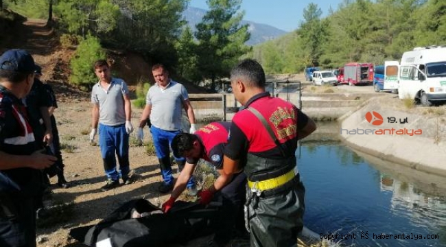 Sulama kanalında kadın cesedi bulundu