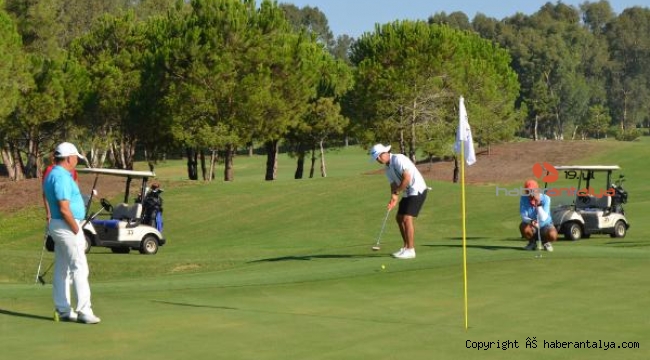TGF Türkiye Kulüpler Arası Golf Turu'nun 4. Ayağı Antalya'da başladı