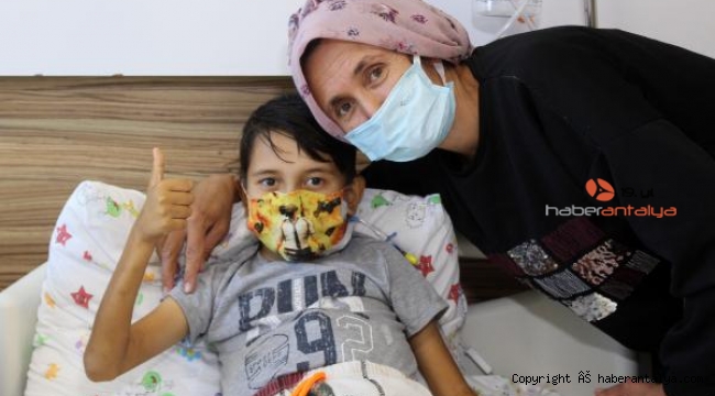 7 yıllık diyaliz tedavisinden nakille kurtulan Arda: Artık canım yanmayacak