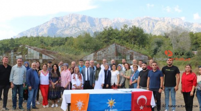 AK Parti Kemer İlçe Başkanı Minta devletten habersiz arazi aldığı iddasını yalanladı