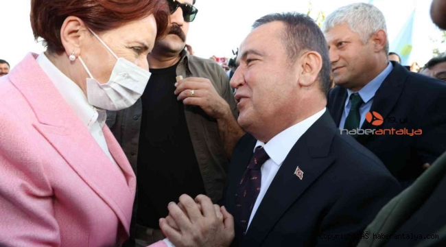 Akşener'den Başkan Böcek'e övgü