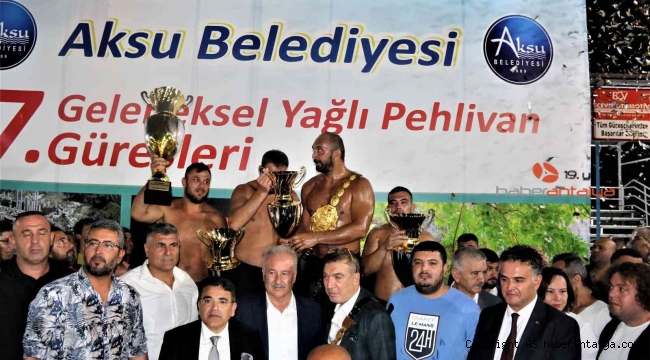 Aksu Güreşlerinde başpehlivan Ali Gürbüz