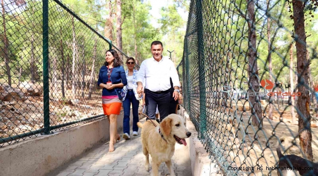 Alanya Belediyesi Köpek Bahçesi ve Doğal Yaşam Alanı açıldı
