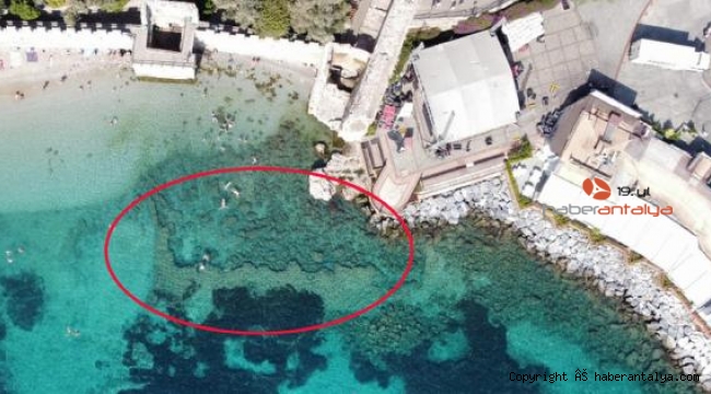 Alanya Kalesi'nde büyük keşif sert dalgalarla ortaya çıktı