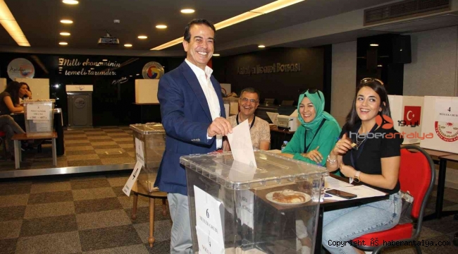 Antalya Ticaret Borsası seçimini yaptı
