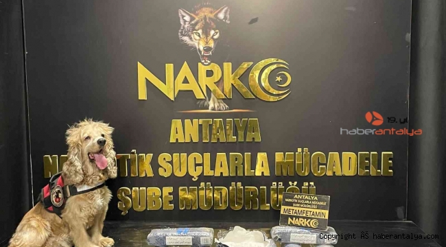 Antalya'da 6 kilo 512 gram metamfetamin ele geçirildi: 7 gözaltı