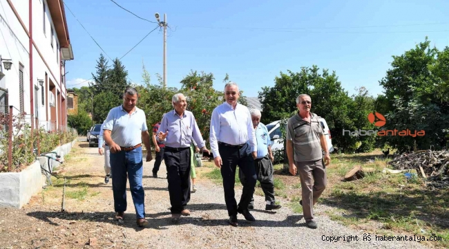 Başkan Esen kırsal mahallelerde