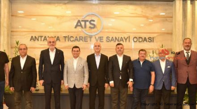 Başkan Tütüncü'den, ATSO Başkanı Bahar'a ziyaret
