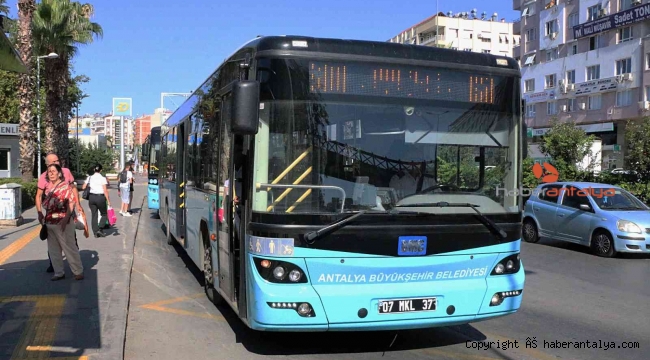 Büyükşehir'e ait toplu ulaşım araçları cumhuriyet bayramında ücretsiz