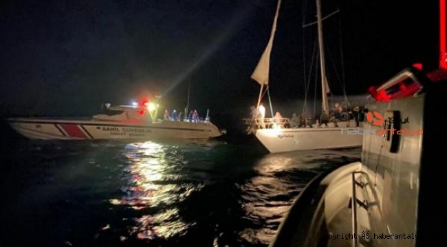Datça'da, 4 Türk vatandaşı ile 79 kaçak göçmen kurtarıldı