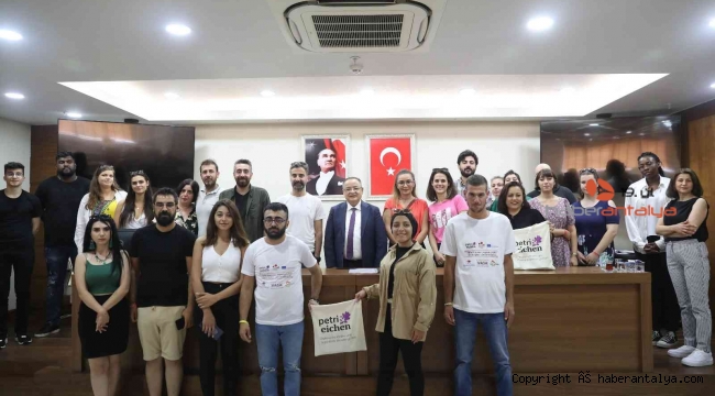 Erasmus öğrencilerinden büyükşehire ziyaret