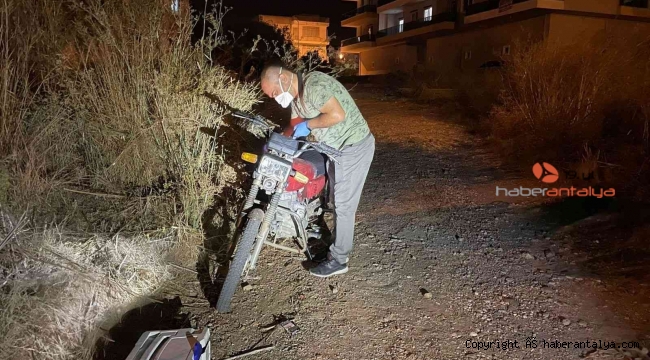 Gazipaşa'da çalınan motosiklet polis ekiplerince bulundu