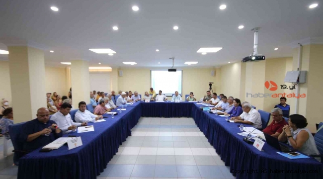 Kaş Belediyesi Ekim ayı meclis toplantısını yaptı
