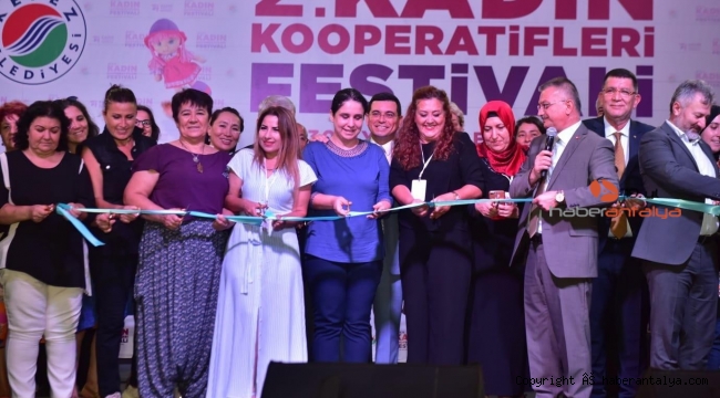 Kepez'in, Antalya 2. Kadın Kooperatifleri Festivali başladı