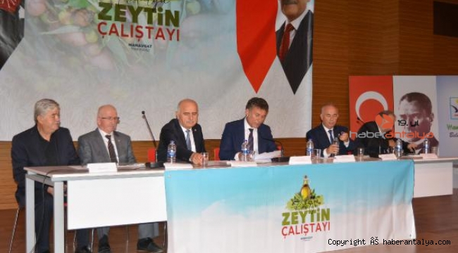 Manavgat'ta Zeytin Çalıştayı düzenlendi